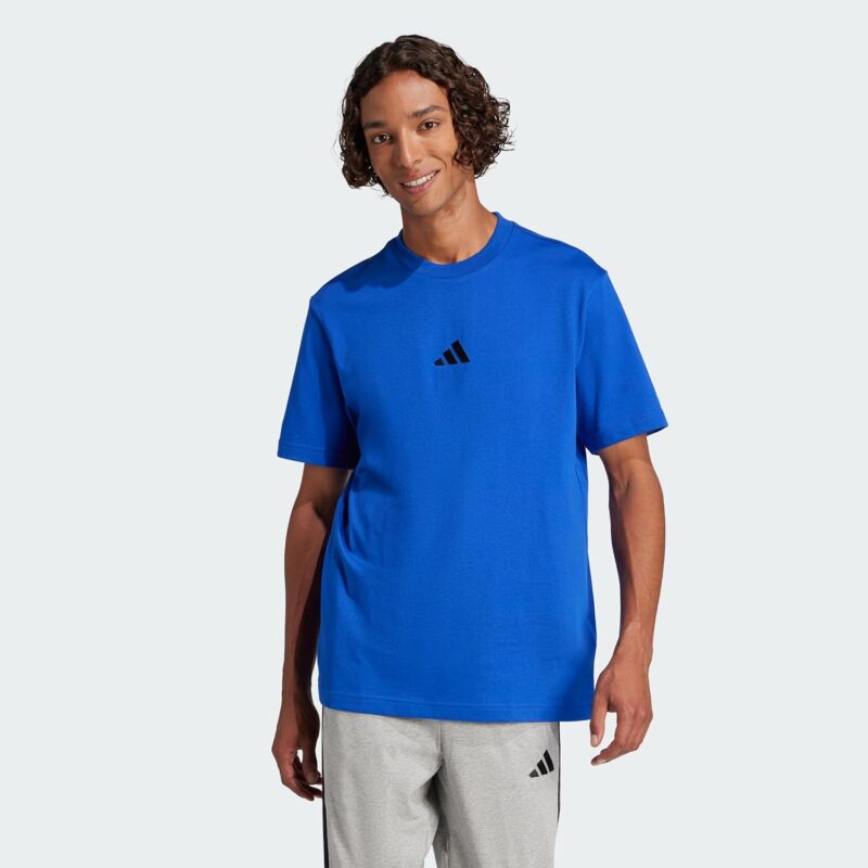 Adidas Men's Essentials Small Logo Single Jersey Tee