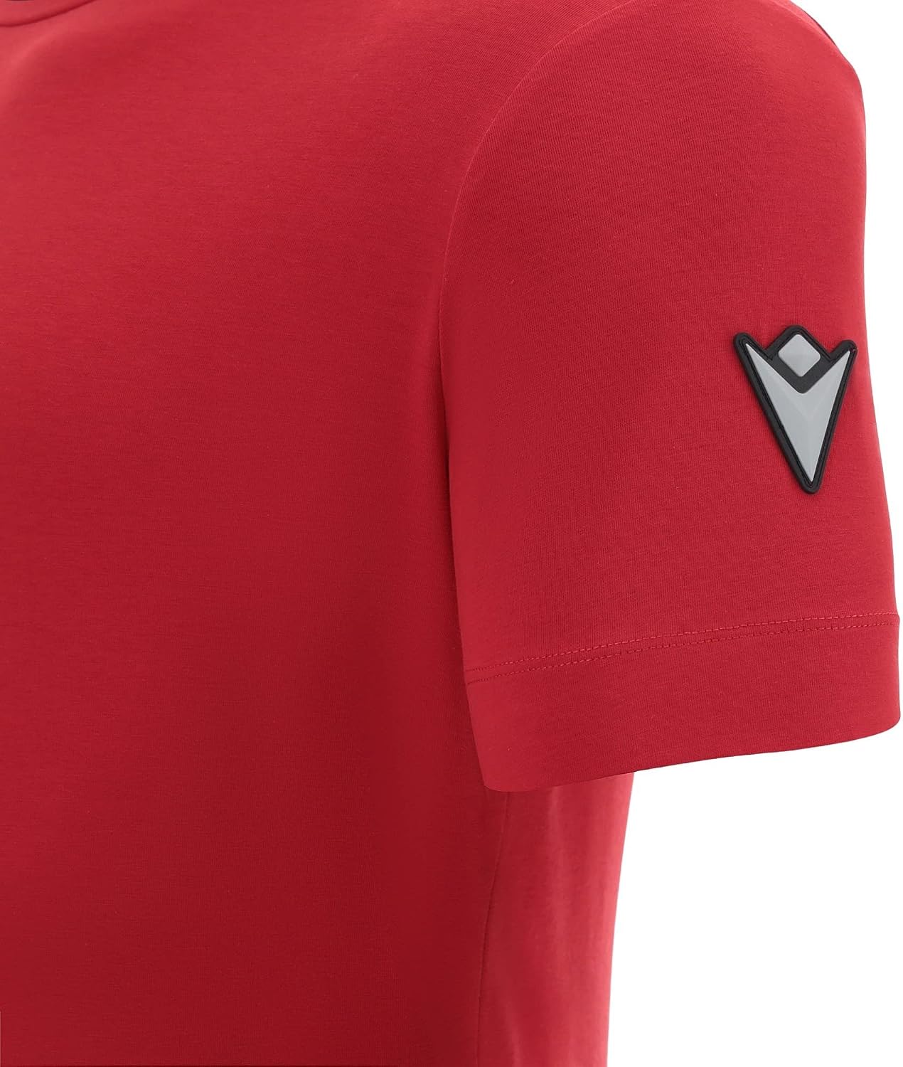 Macron Athleisure Scc Dubrovnick Slim T-Shirt Deep Red SS Man Homme - Image 3