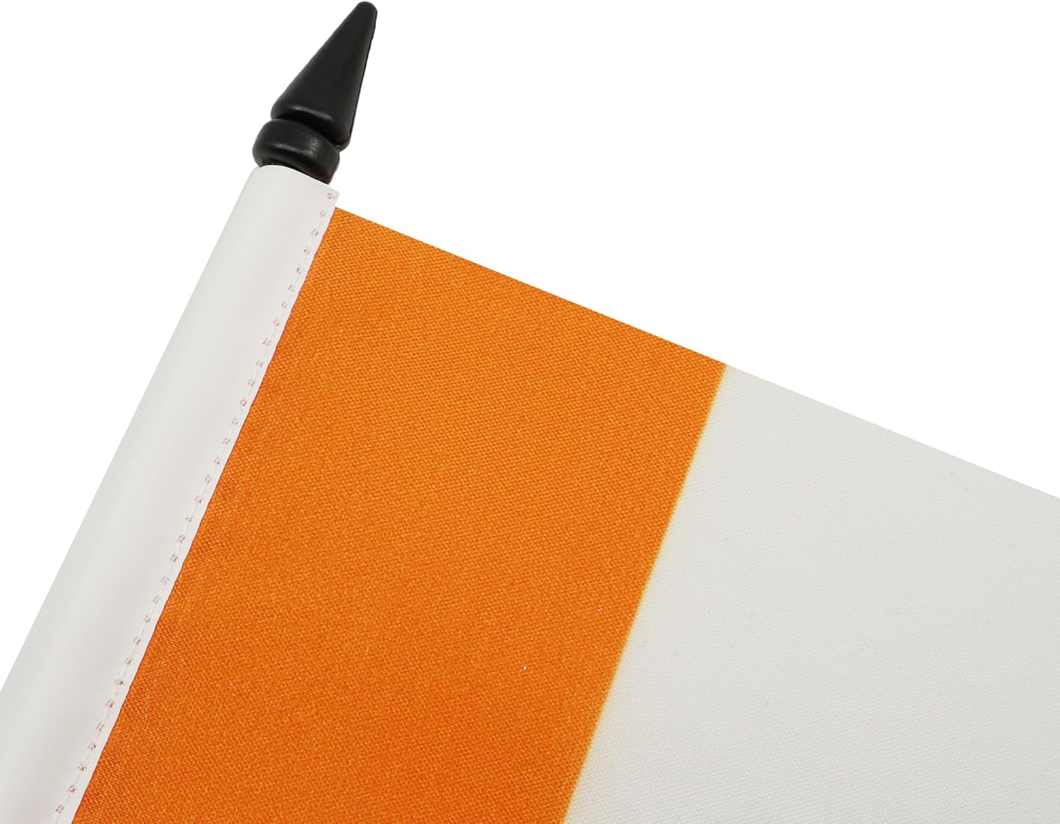 AZ FLAG - Drapeau De Table Côte d'Ivoire - 15x10 cm - Mini Drapeau Ivoirien De Bureau 100% Polyester Avec Hampe De 25cm Et Socle En Plastique Noir - Image 4
