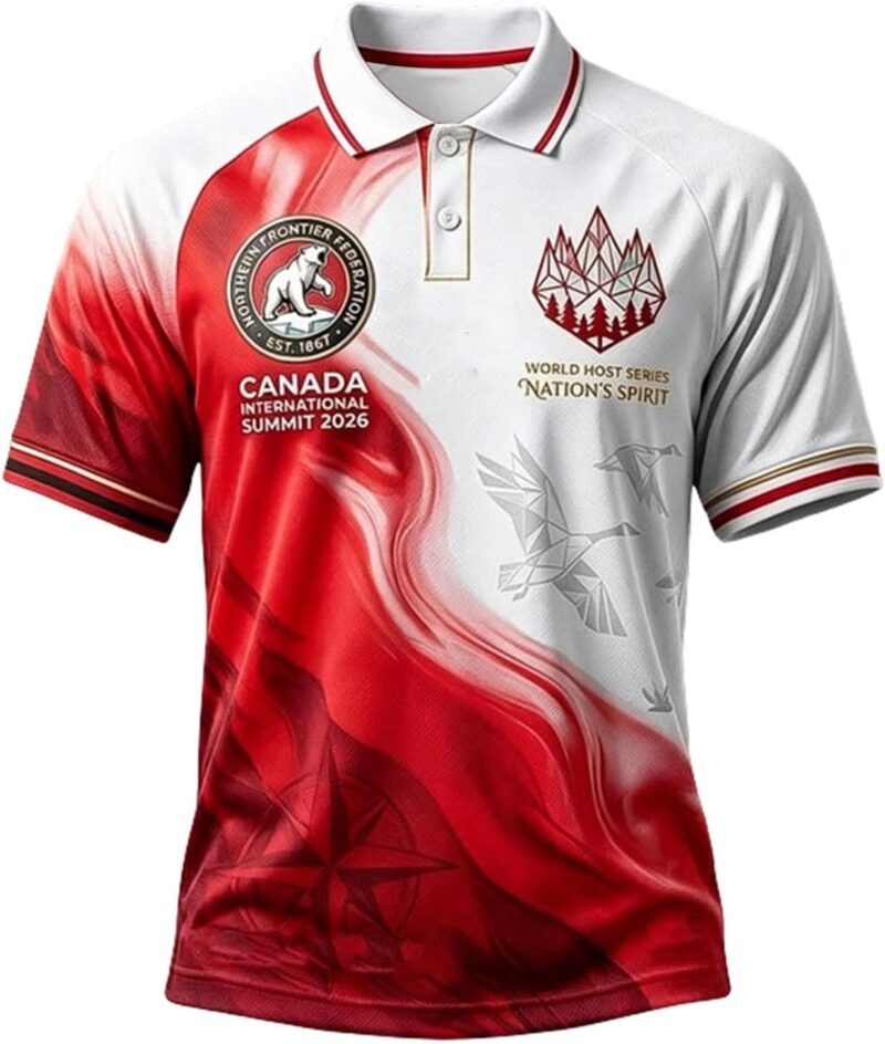 Maillot Foot - Maillot Canada Apparel pour Équipe de Supporters Respirant et Coupe Classique