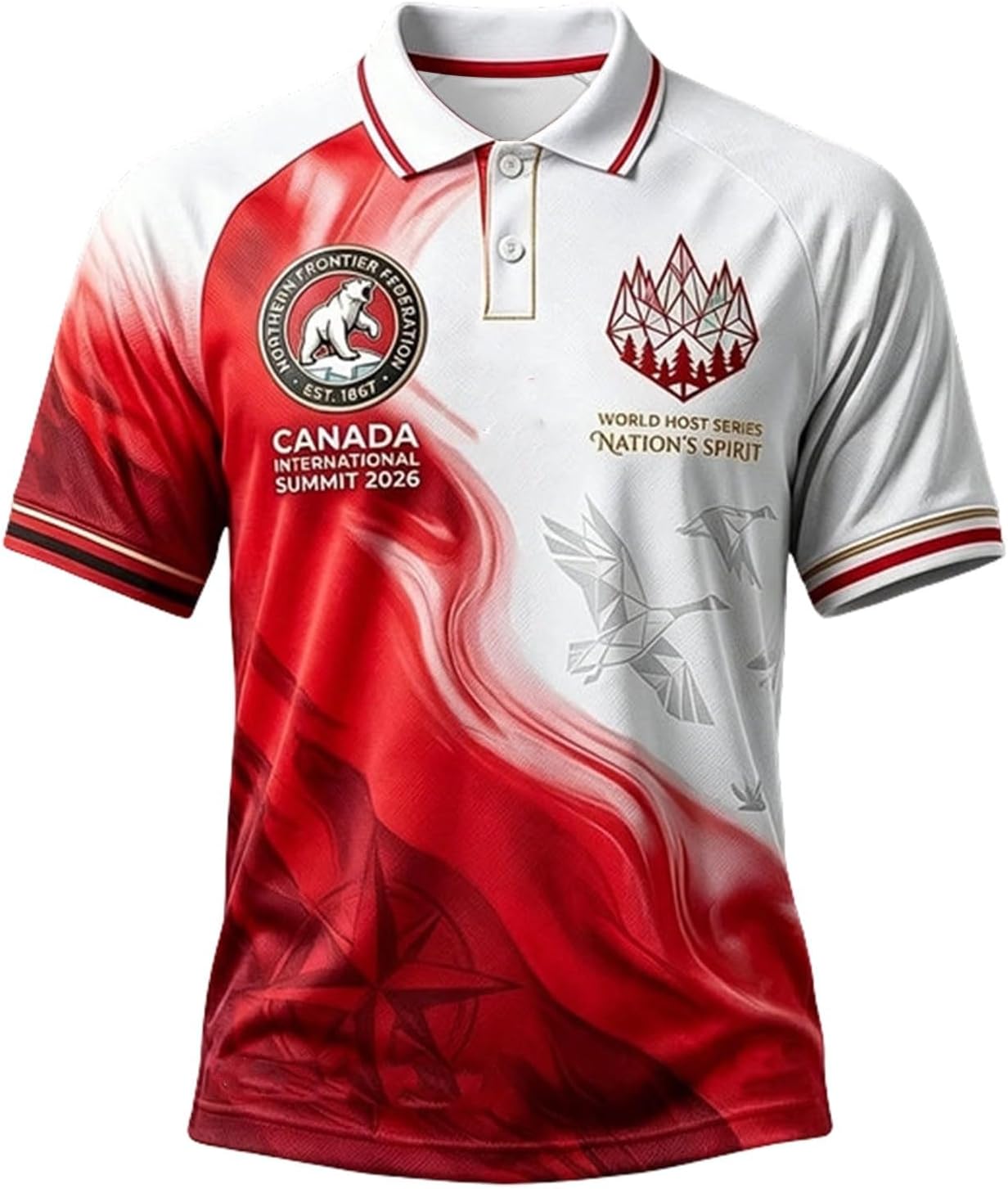 Maillot Foot - Maillot Canada Apparel pour Équipe de Supporters Respirant et Coupe Classique