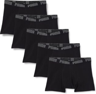 71J0ms8V-QL._AC_SL1500_.jpg Puma Boxer sous-vêtement Homme (Lot de 5)