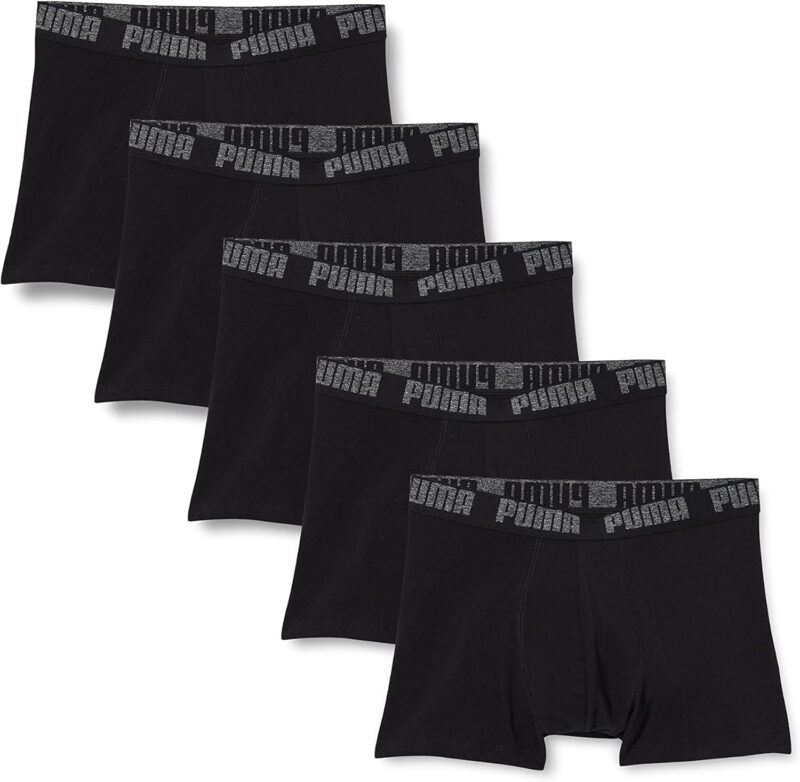 Puma Boxer sous-vêtement Homme (Lot de 5)