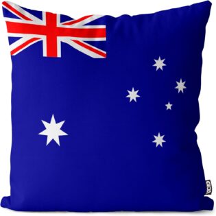 71KPOUXL-fL._AC_SL1500_.jpg VOID Fan Drapeau de l'Australie Australia Housse de coussin en polyester pour intérieur et extérieur Coussin Housse de coussin Multicolore, Polyester, 40 x 40 cm