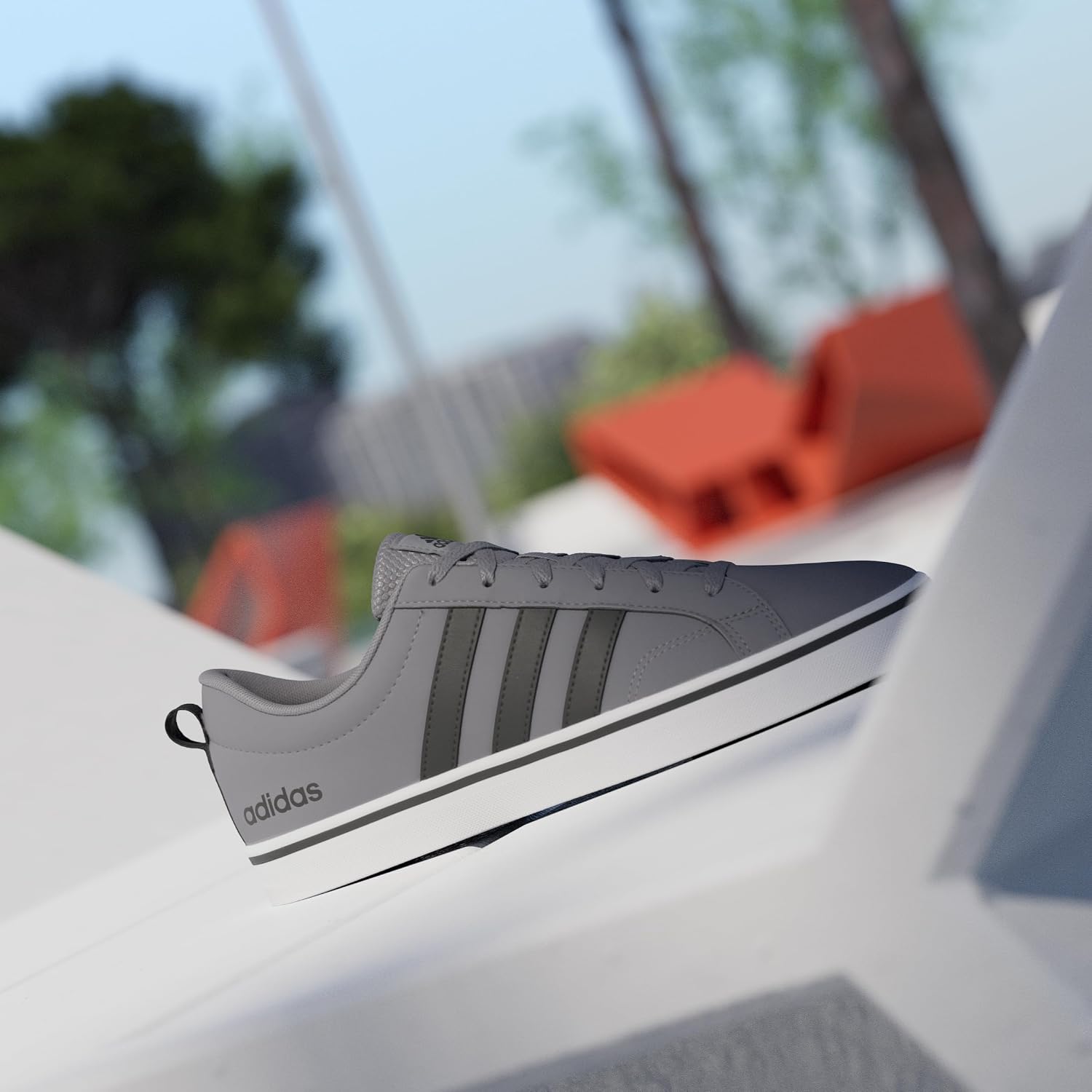 adidas Homme Vs Pace 2.0 Shoes, Grey Three/Core Black/Cloud White, 43 1/3 EU - Image 3