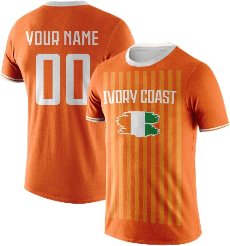 Maillot de Foot personnalisé pour Coupe du Monde 2026 pour Homme Femme Enfant avec nom numéro