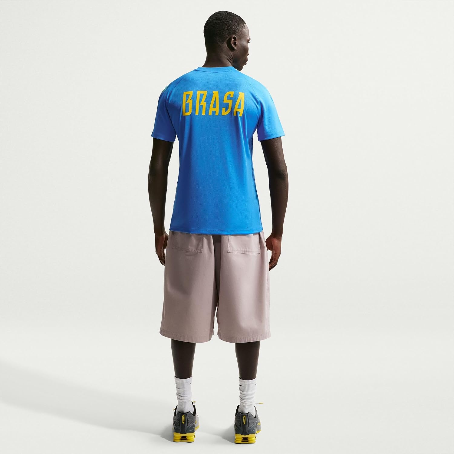 Nike Brésil Strike Haut À Manches Courtes Nike Football Dri-fit pour Homme T-Shirt à Manches Courtes Homme - Image 3