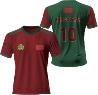 Maillot de Foot Homme, Personnalisé T-Shirt 2026 avec Nom, Numéro, Ensemble de Foot Enfant,Tee Shirt de Football Enfant,Femme,Adulte, Tissu Respirant