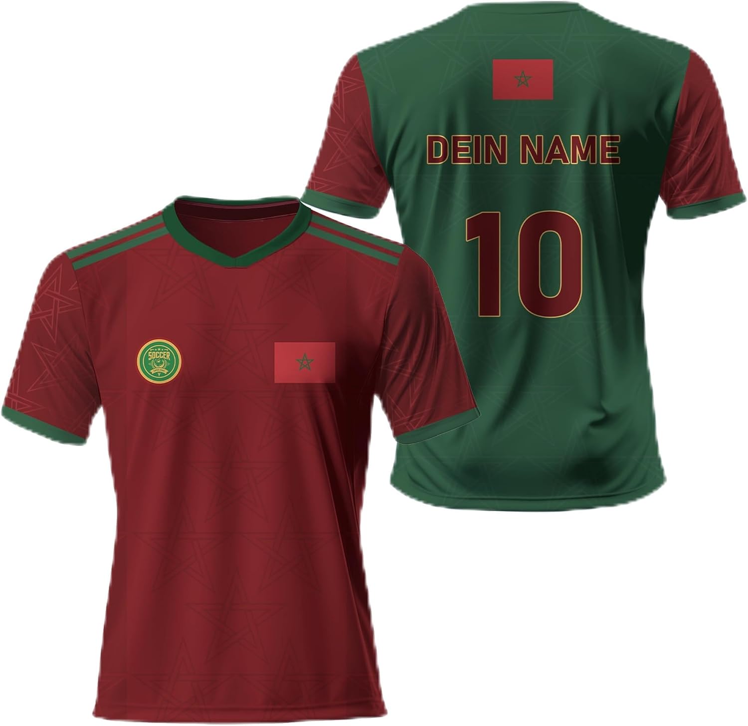 Maillot de Foot Homme, Personnalisé T-Shirt 2026 avec Nom, Numéro, Ensemble de Foot Enfant,Tee Shirt de Football Enfant,Femme,Adulte, Tissu Respirant