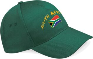 Mixte Afrique du Sud Casquette De Baseball, Vert, Taille Unique EU
