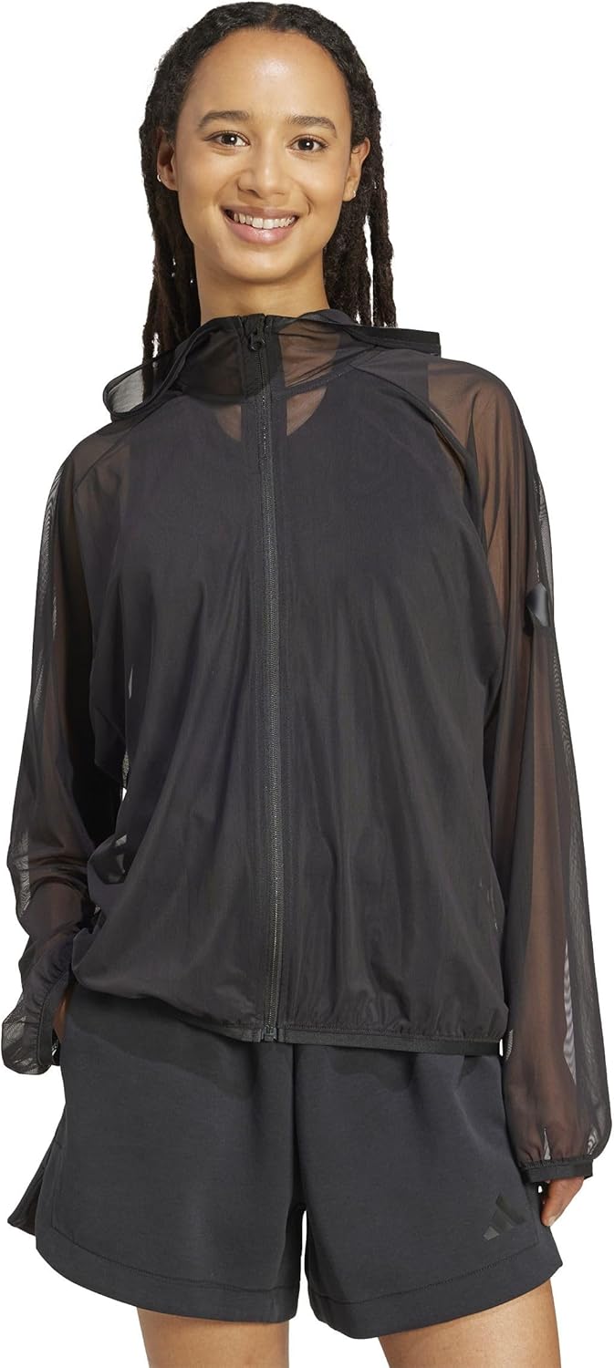 adidas Soft Lux Mesh Full-zip Hoodie Haut à capuche Femme (lot de 1) - Image 3