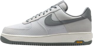 71Yti7FVUyL._AC_SL1500_.jpg Nike Chaussures Air Force 1 '07 LX Vibram® pour homme (Blanc sommet/Light Bone/Speed Yellow/Smoke Gray)