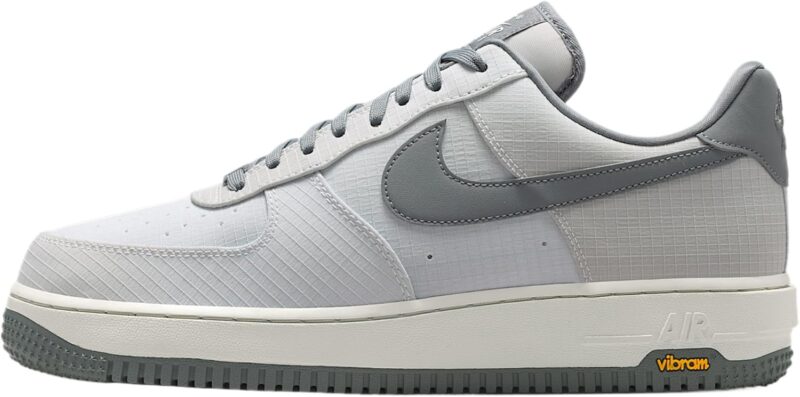 Nike Chaussures Air Force 1 '07 LX Vibram® pour homme (Blanc sommet/Light Bone/Speed Yellow/Smoke Gray)