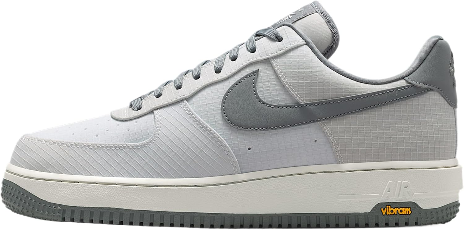 Nike Chaussures Air Force 1 '07 LX Vibram® pour homme (Blanc sommet/Light Bone/Speed Yellow/Smoke Gray)