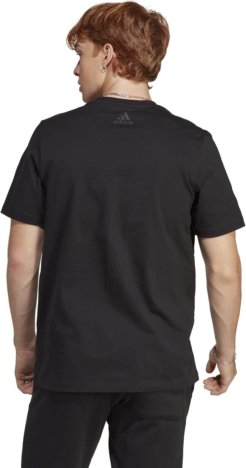 adidas Essentials Men's Single Jersey Big Logo T-Shirt - Image 2