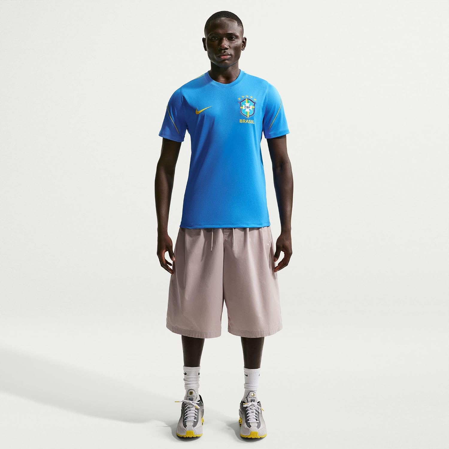 Nike Brésil Strike Haut À Manches Courtes Nike Football Dri-fit pour Homme T-Shirt à Manches Courtes Homme - Image 2
