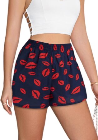 71iA6nq9CvL._AC_SL1500_.jpg Femmes Boxer Shorts Coton Imprimé Boxer Shorts Tressé Fun Respirant Transpiration Multicouleur Pyjama pour Femmes XS-XL