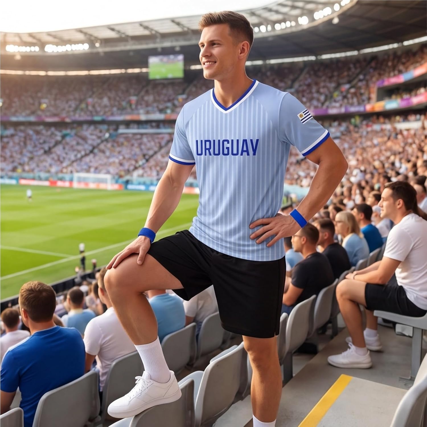 Maillot de Football personnalisé Coupe du Monde 2026 – T-Shirt Manches Courtes avec nom, numéro et équipe, 8 Couleurs, Haut décontracté pour l’été, Tenue familiale - Image 3