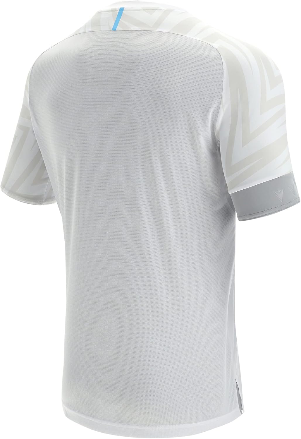 Macron Padel Prime CB Pablo T-Shirt SS Man Deep White/Silver Print Maillot de Jeu Homme - Image 2