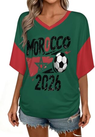 Maillot de Foot 2026 Tee Shirt Femmes T-Shirt Fan Musique Mode Streetwear Impression 3D Haut Plusieurs Modèles Disponibles Cadeaux pour Fans T Shirt d'été pour Les Fans de Football Maillot Supporter