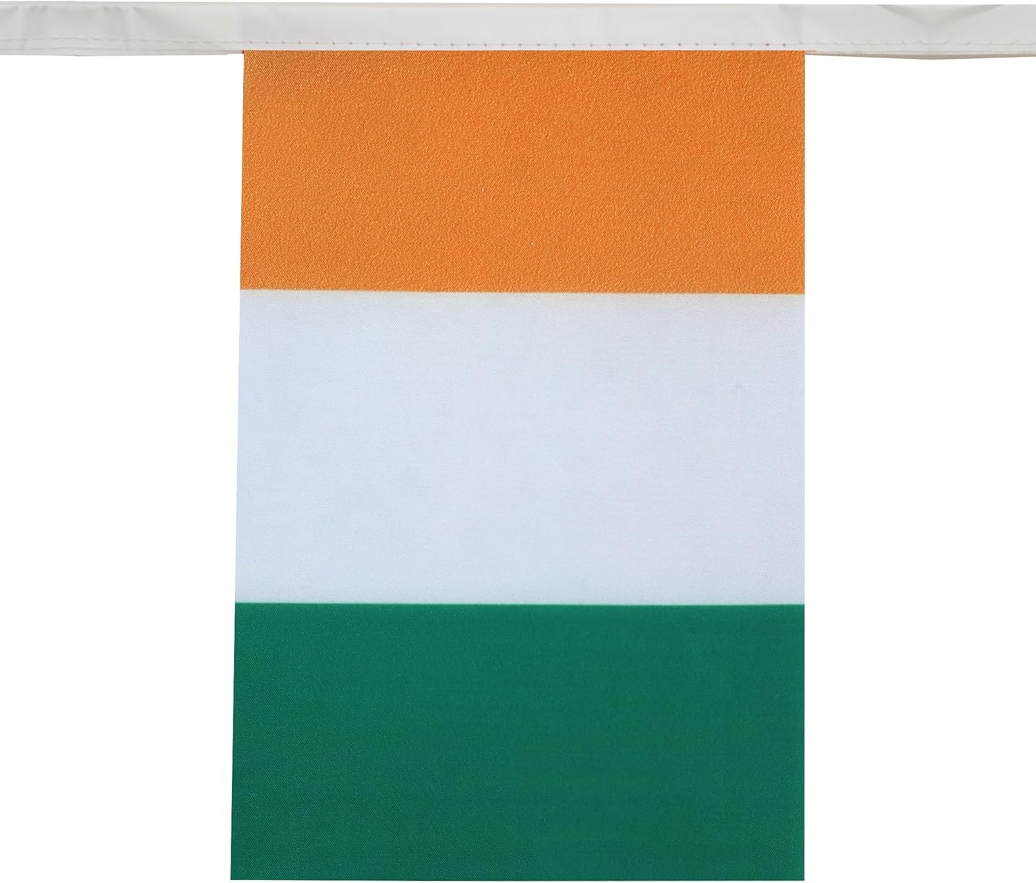 AZ FLAG - Guirlande Drapeau Côte d'Ivoire - 12 Mètres Avec 20 Drapeaux Ivoirien De 45x30 cm - Fanions 100% Polyester - 200g - Image 2