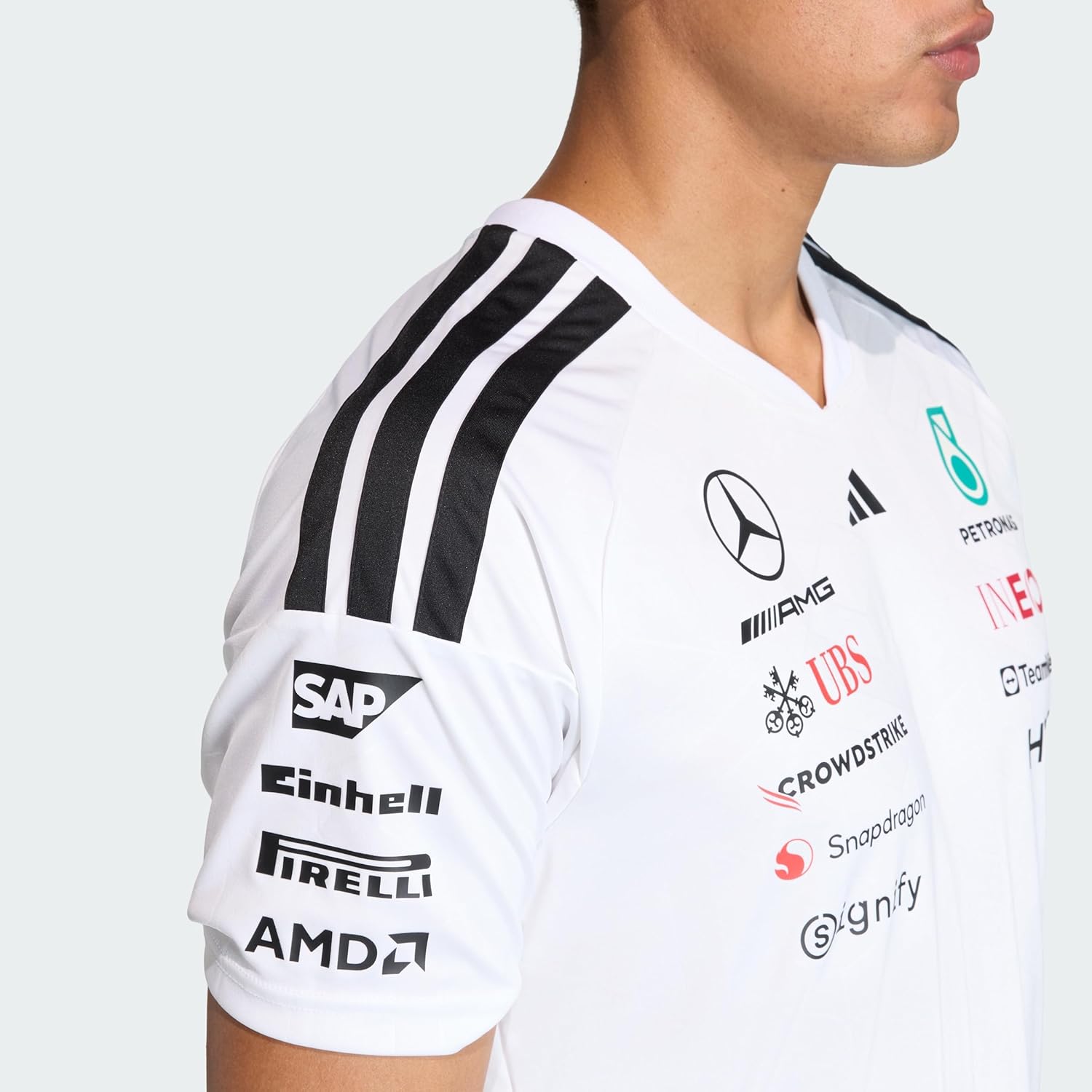 adidas Men's Mercedes Driver Jersey - AMG Petronas Formula 1 Team - Image 3