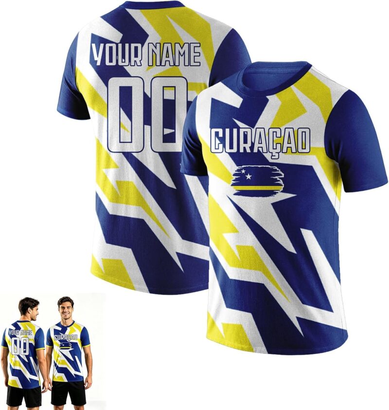 Personnalisation Maillot De Foot Enfant Adultes pour Coupe du Monde 2026 Supporters, Maillot Foot Personnalisés pour avec Nom & Numéro, pour Match Et Quotidien