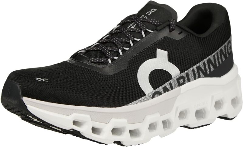 on Baskets Cloudmonster pour Femme, Asphalte/Lima, 5.5