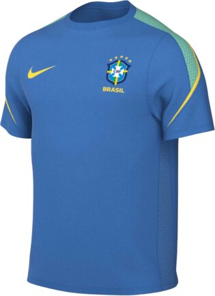71zerI2YfsL._AC_SL1500_.jpg Nike Brésil Strike Haut À Manches Courtes Nike Football Dri-fit pour Homme T-Shirt à Manches Courtes Homme