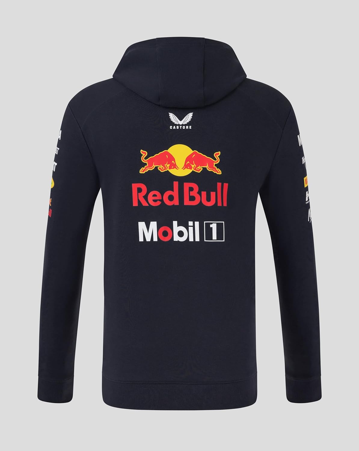 Castore Red Bull Racing F1 2025 Team Sweatshirt à Capuche Complet avec Fermeture Éclair, bleu marine, S - Image 2