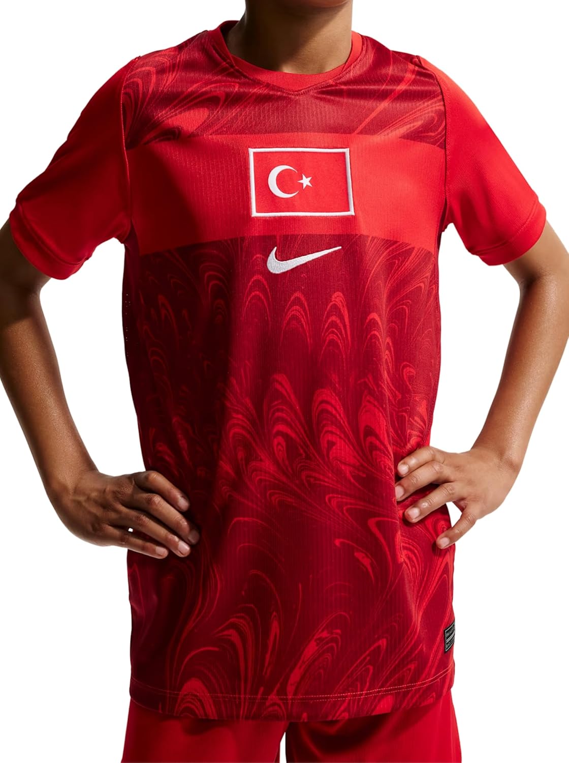 Nike Turkey National Team Dri-fit Stadium Home T-Shirt Unisex Enfant (Lot de 1) - Image 3