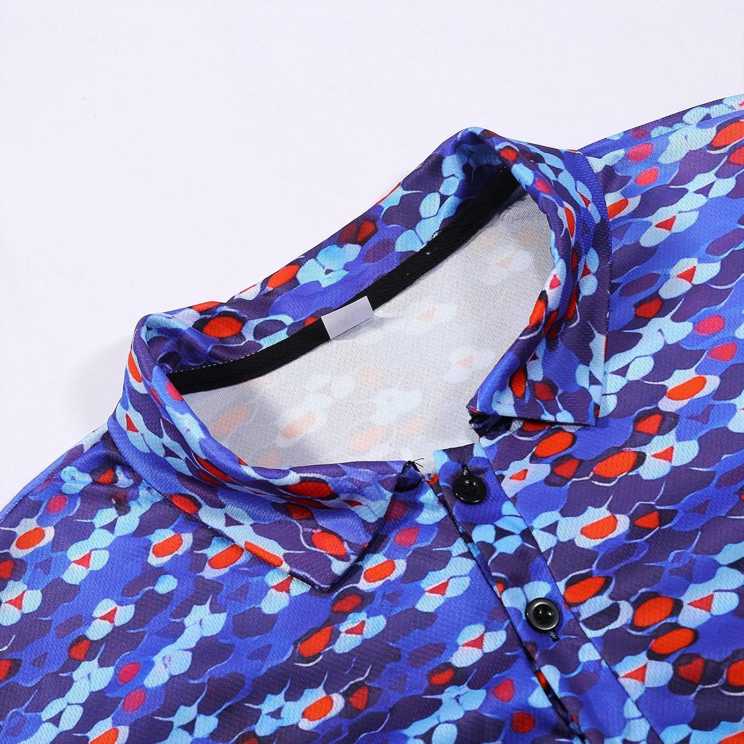 Générique Chemise d'été à pour Homme imprimé rétro Manches Courtes - Image 2