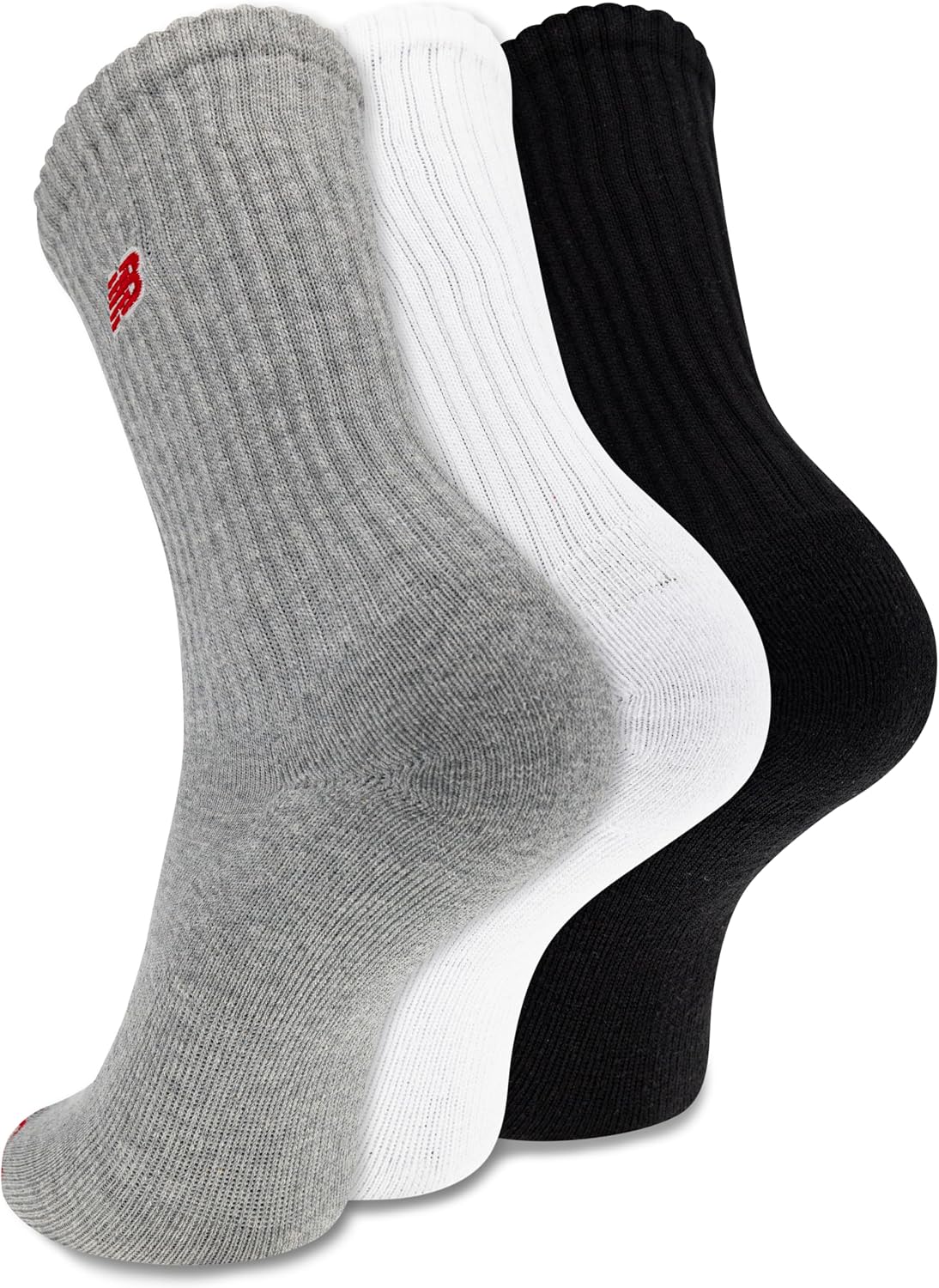New Balance Organic Cotton Crew Socks - 3 Pairs - Arch Support SPORT ESSENTIALS CREW SOC Mixte - Image 3