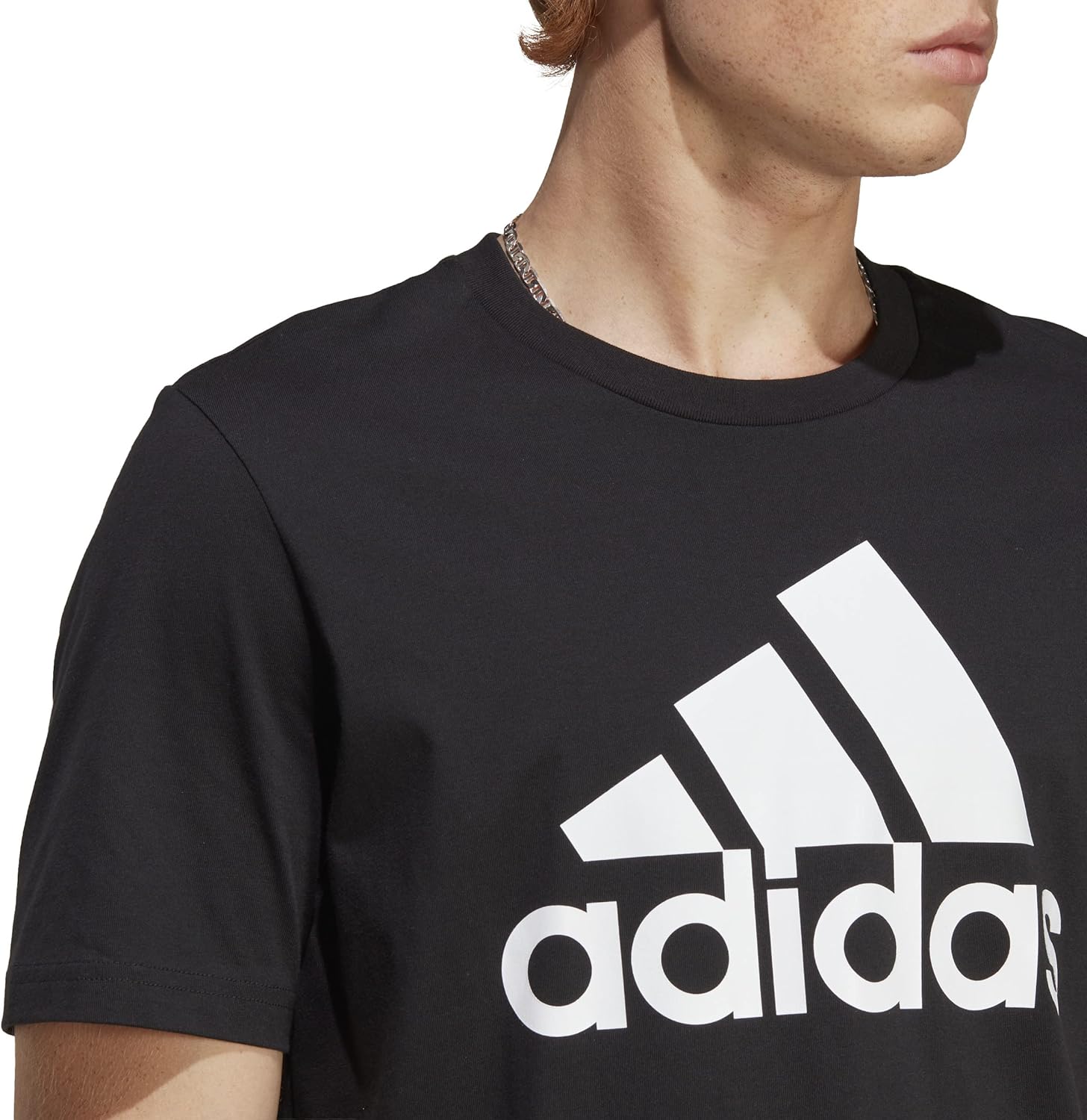 adidas Essentials Men's Single Jersey Big Logo T-Shirt - Image 3