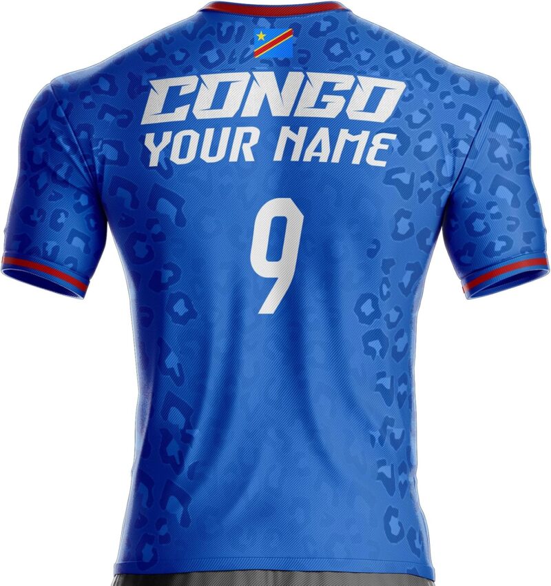 Maillot Congo Football RDC-441 Drapeau congolais