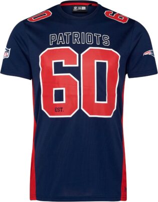 81ZqBTZ6ovL._AC_SL1500_.jpg New Era NFL Established Number T-Shirt American Football Supporter Shirt Jersey Team Logo