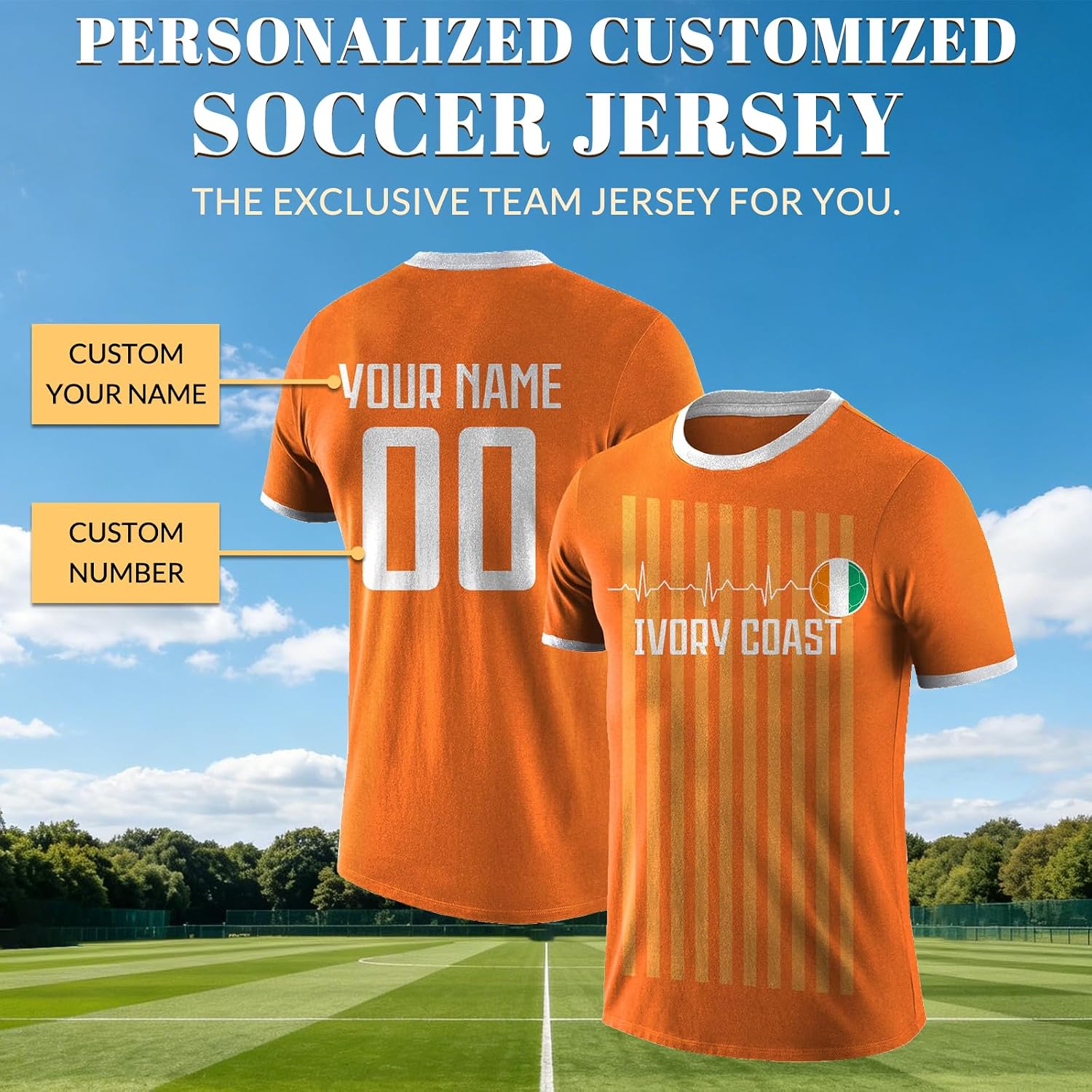 Maillot de Football personnalisé pour la Coupe du Monde 2026, avec nom et numéro, Maillot personnalisé sur Le thème de la Coupe du Monde, pour Les Fan de Football - Image 4