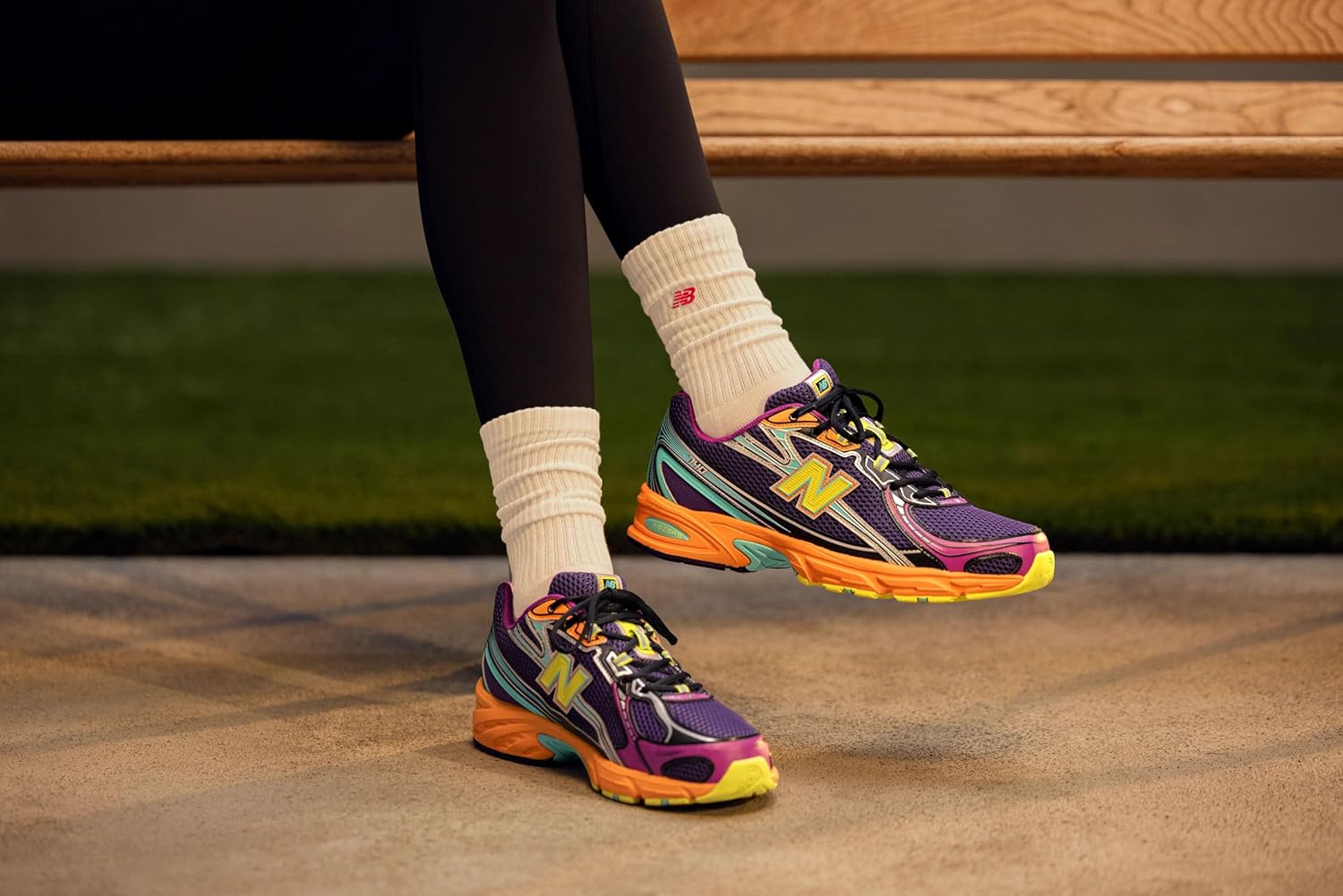 New Balance Organic Cotton Crew Socks - 3 Pairs - Arch Support SPORT ESSENTIALS CREW SOC Mixte - Image 2