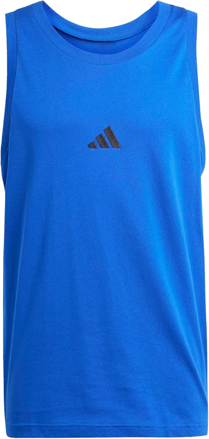 adidas Men's Essentials Small Logo Single Jersey Tank Top