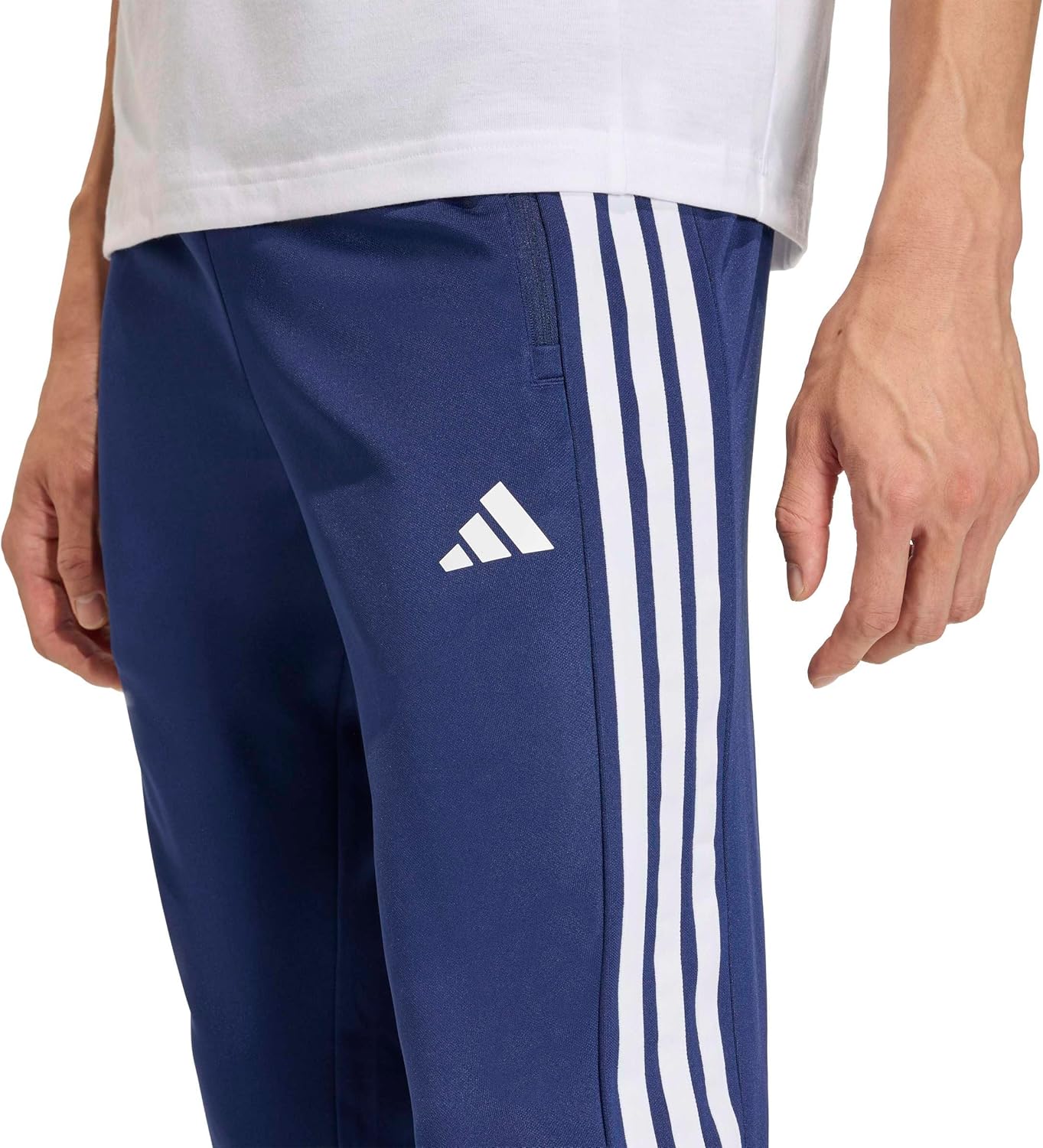 adidas Men's Pantalon D’ENTRAÎNEMENT Maille 3 Bandes Essentials All-Set - Image 4