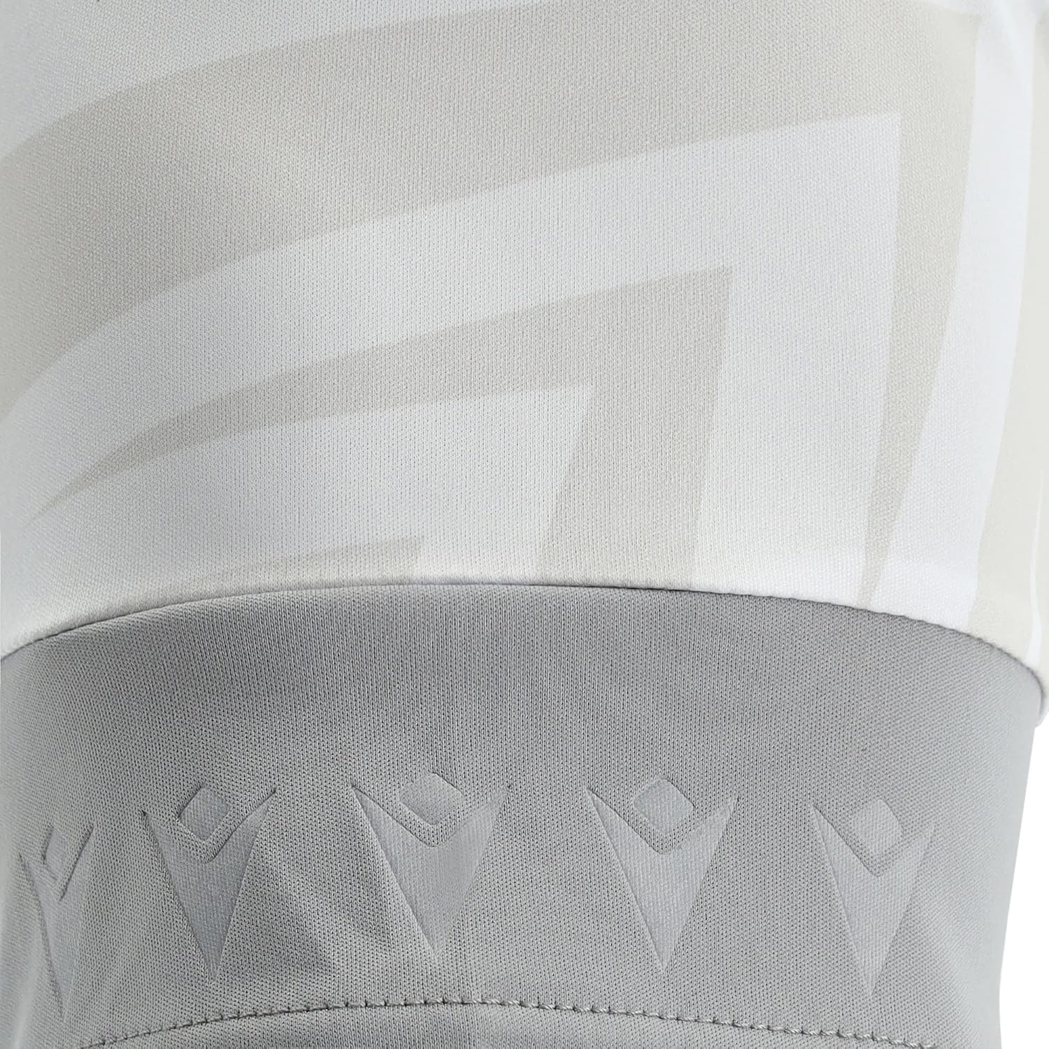 Macron Padel Prime CB Pablo T-Shirt SS Man Deep White/Silver Print Maillot de Jeu Homme - Image 4
