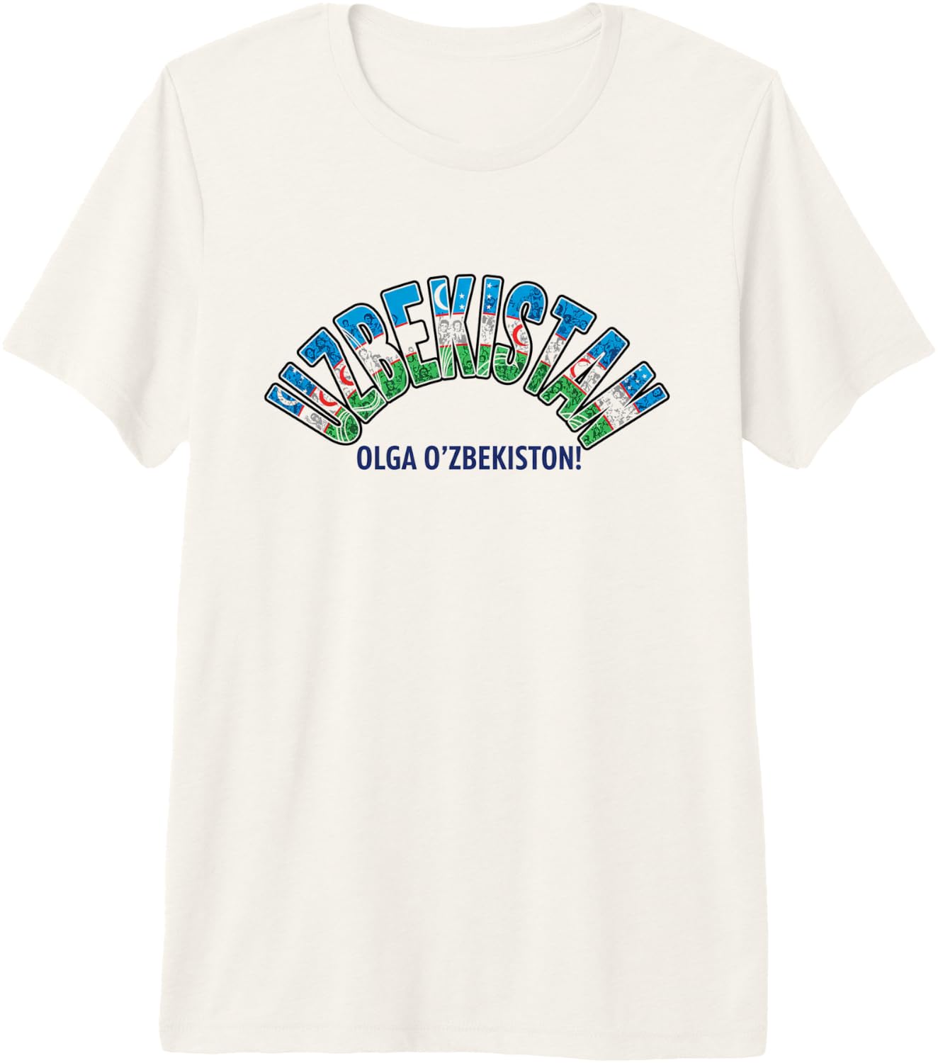 Maillot de Supporter de Football 2026 Ouzbékistan Olga Ozbékiston T-Shirt Haut de Gamme
