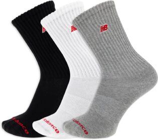New Balance Organic Cotton Crew Socks - 3 Pairs - Arch Support SPORT ESSENTIALS CREW SOC Mixte