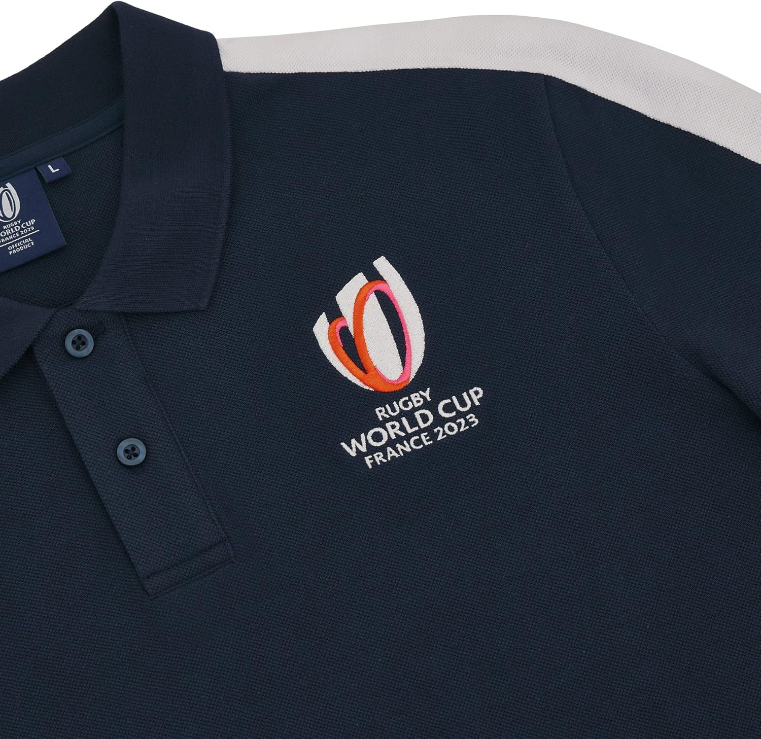Macron Polo Adulte Rugby World Cup 2023 Officiel - Bleu - M - Image 3