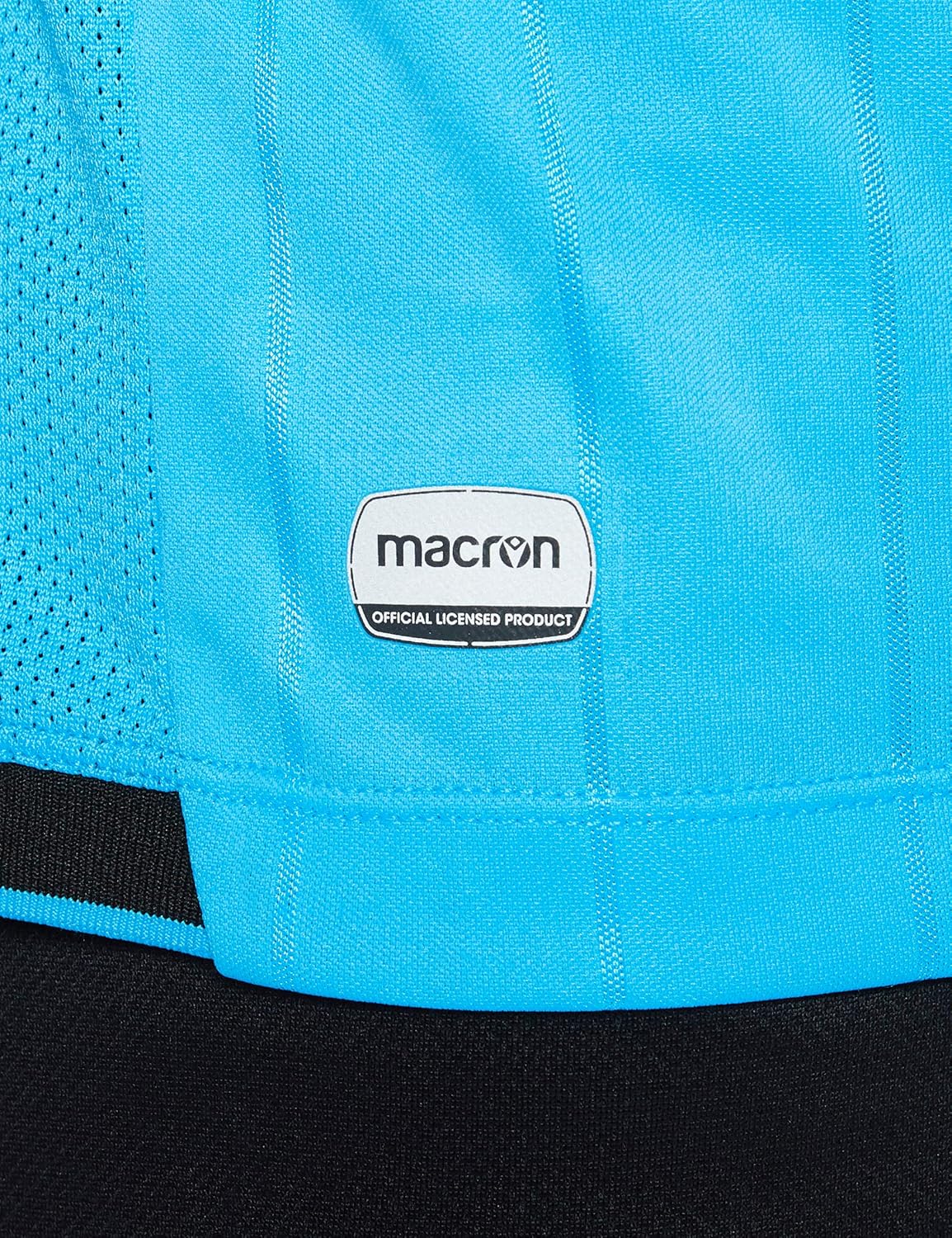 Macron Rfef 20 Match Day Man Shirt Referee SS Nsky/Blk SR Maillot Arbitre Bleu Fluo réel, Fédération espagnole de Football Homme - Image 4
