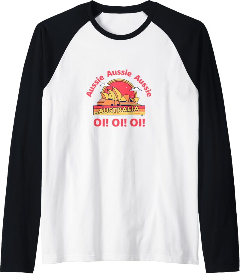 OI OI Australia, fan australien, amour australien, australien Manche Raglan