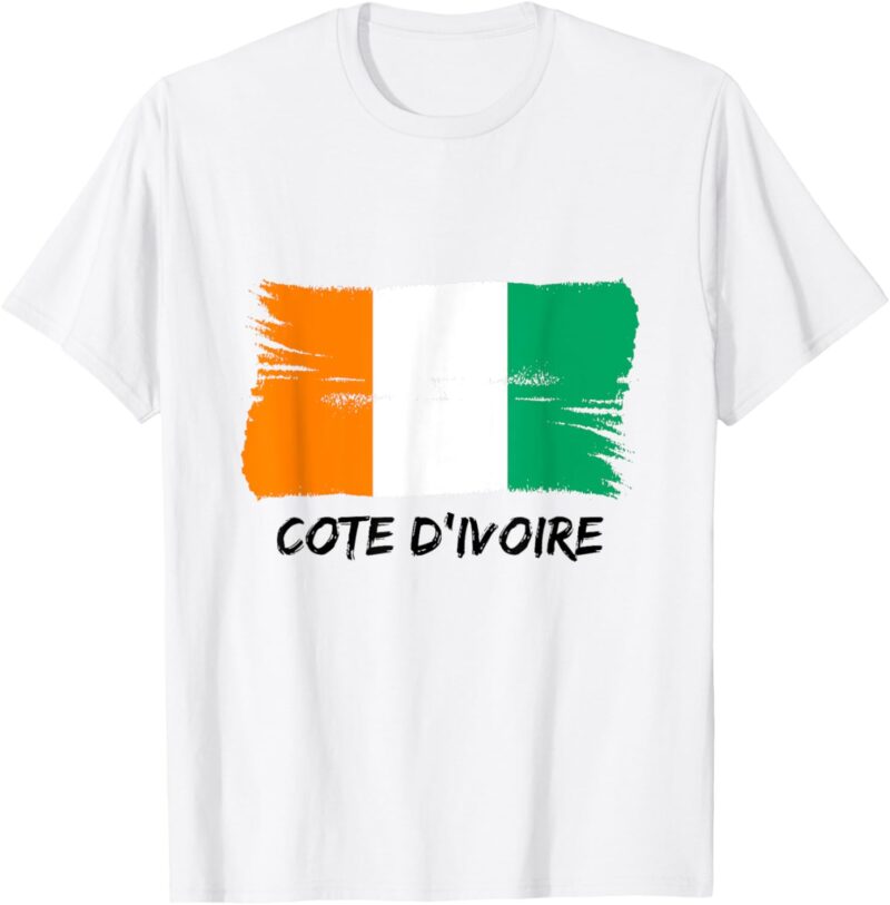 Maillot de l'équipe de l'équipe de la Côte d'Ivoire T-Shirt