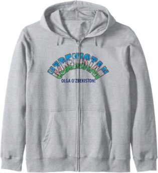 Maillot de Supporter de Football 2026 Ouzbékistan Olga Ozbékiston Sweat à Capuche