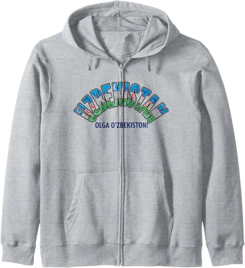Maillot de Supporter de Football 2026 Ouzbékistan Olga Ozbékiston Sweat à Capuche