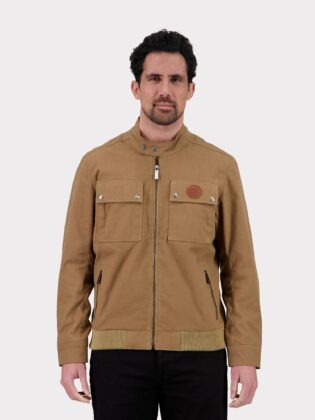 GU251KS558-580_face.jpg VESTE CANVAS MOTOR - CAMEL